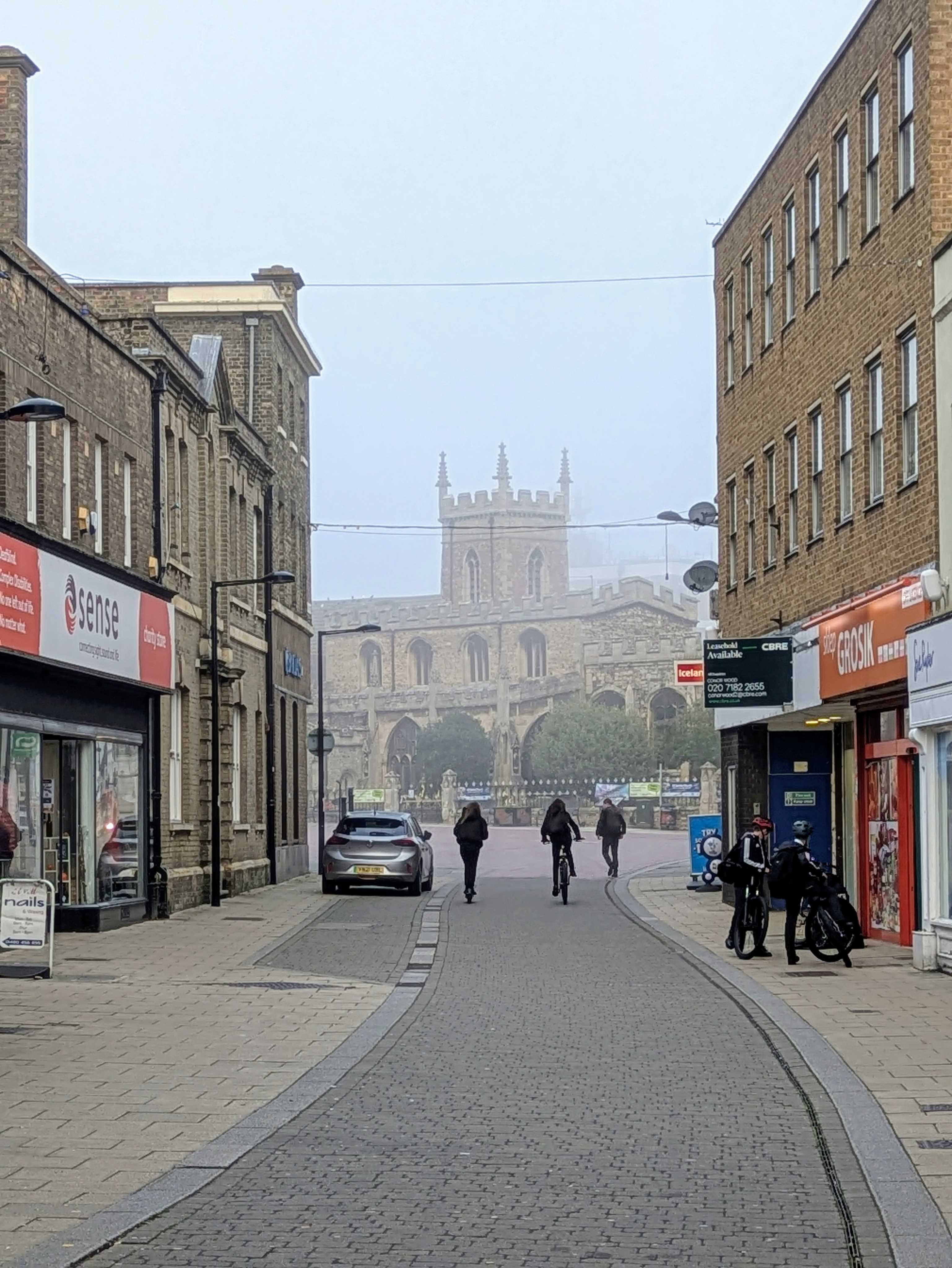 A local Cambridgeshire town scene where Hunt 'n' Haul works